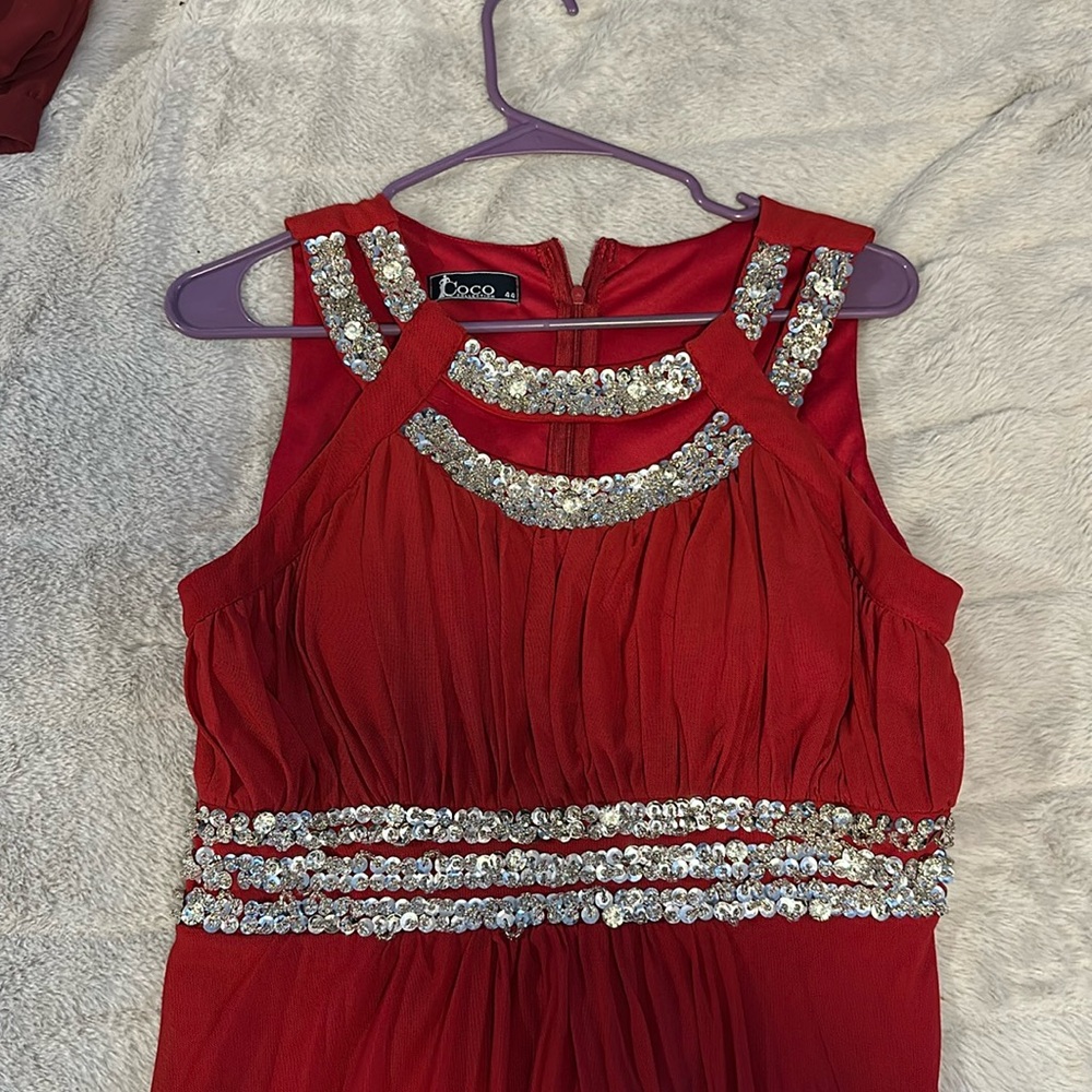 Coco collection- Red bridesmaid/prom dress size xl (44)